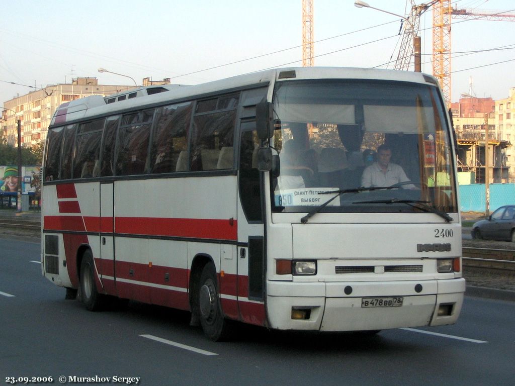 Санкт-Петербург, Ikarus 386.01 № 2400