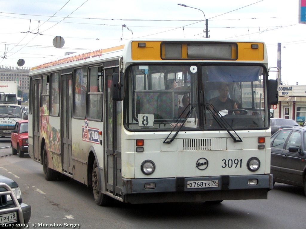 Санкт-Петербург, ЛиАЗ-5256.25 № 3091