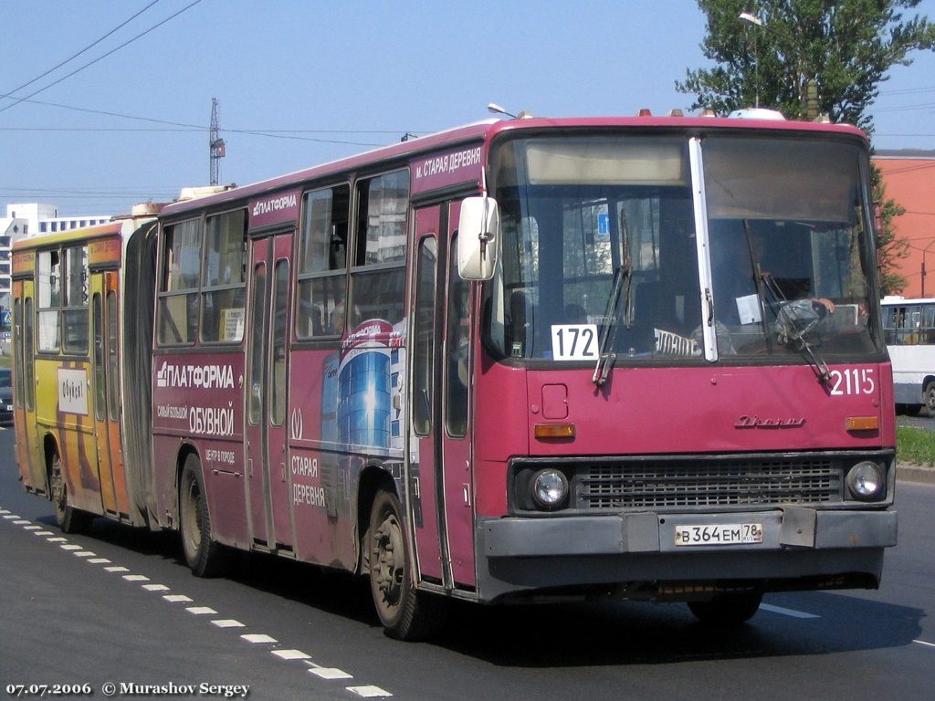 Sankt Petersburg, Ikarus 280.33O Nr. 2115