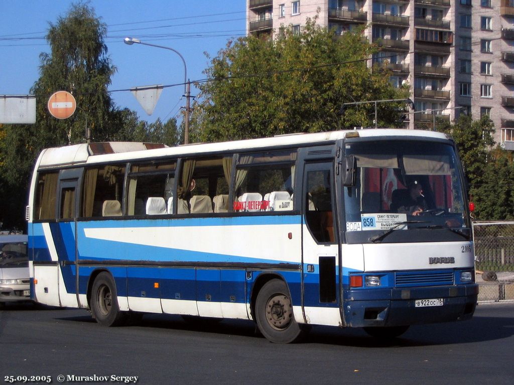 Санкт-Петербург, Ikarus 365 № 2105