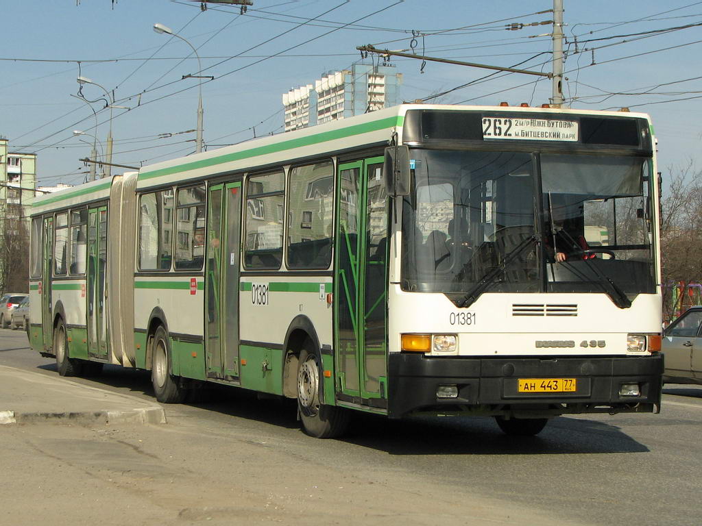 Москва, Ikarus 435.17 № 01381