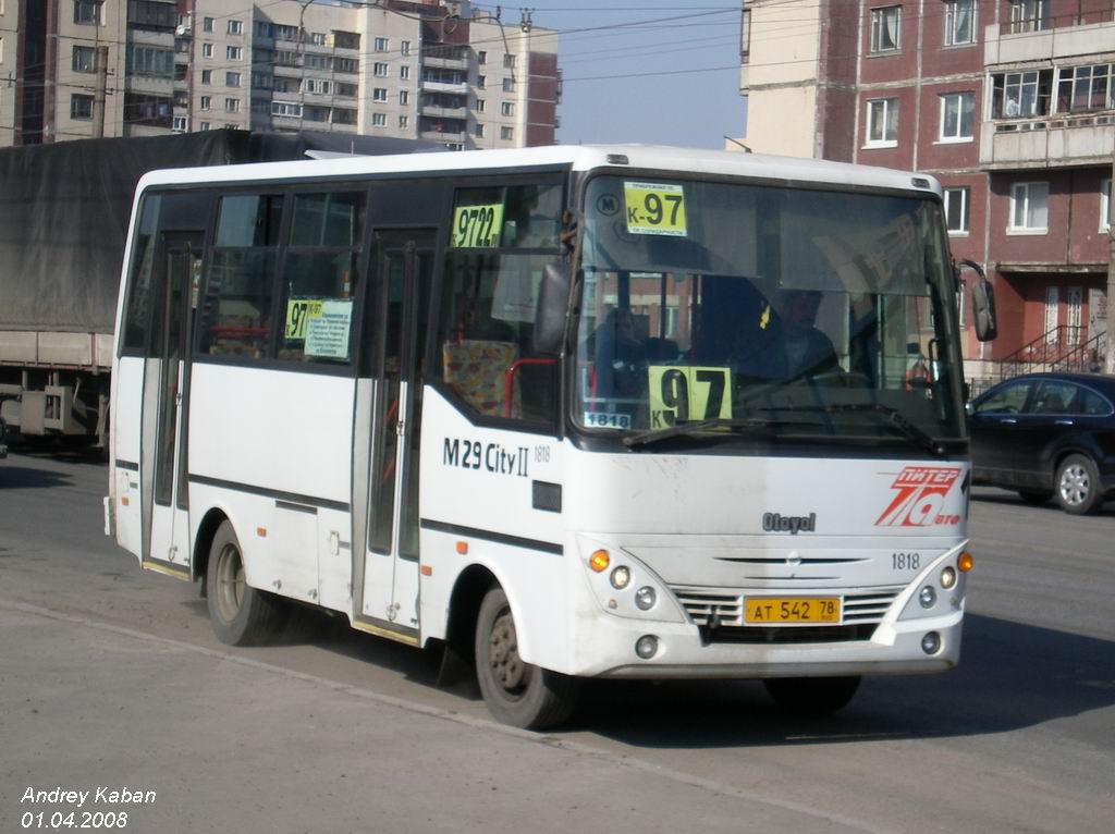 Санкт-Петербург, Otoyol M29 City II № 1818