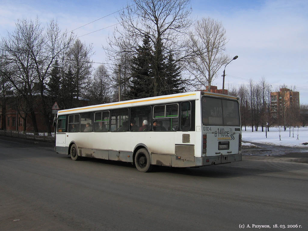 Санкт-Петербург, ЛиАЗ-5256.25 № 0104