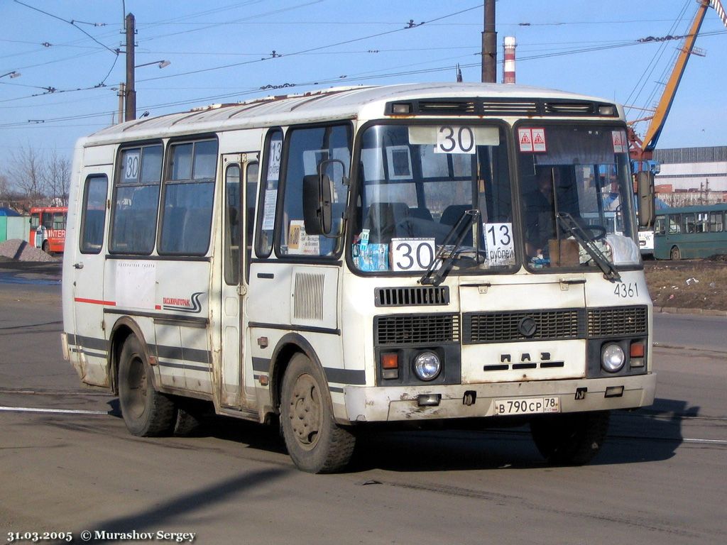 Санкт-Петербург, ПАЗ-32053-50 № 4361