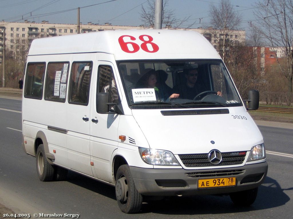 Санкт-Петербург, Mercedes-Benz Sprinter W904 408CDI № 13016