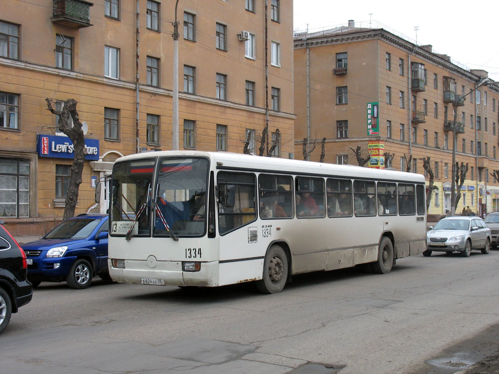 Вологодская область, Mercedes-Benz O345 № 1334