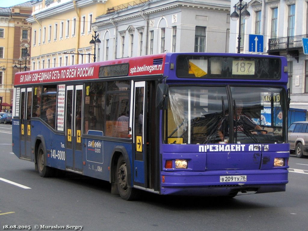 Санкт-Петербург, МАЗ-103.002 № В 209 ТХ 78