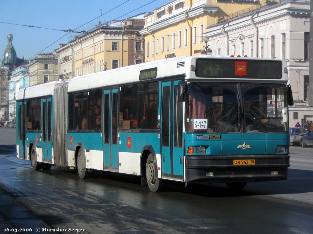 Санкт-Петербург, МАЗ-105.060 № АМ 942 78