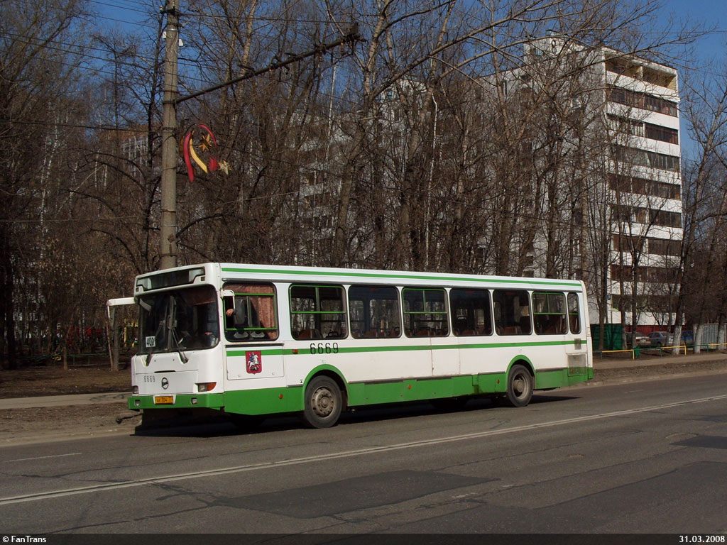 Москва, ЛиАЗ-5256.25-11 № 6669