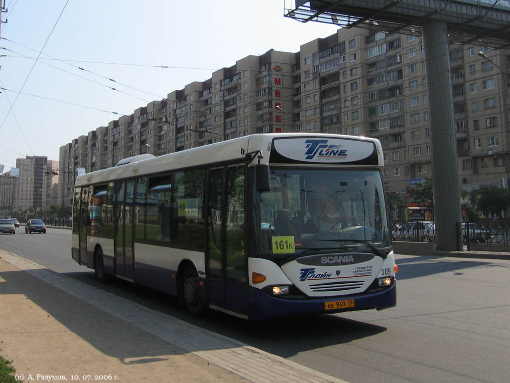 Санкт-Петербург, Scania OmniLink I (Скания-Питер) № 109