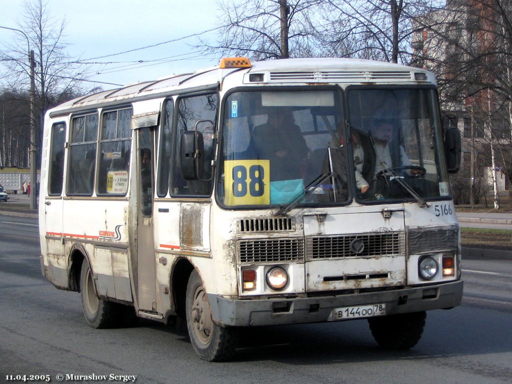 Санкт-Петербург, ПАЗ-3205-07 № 5166