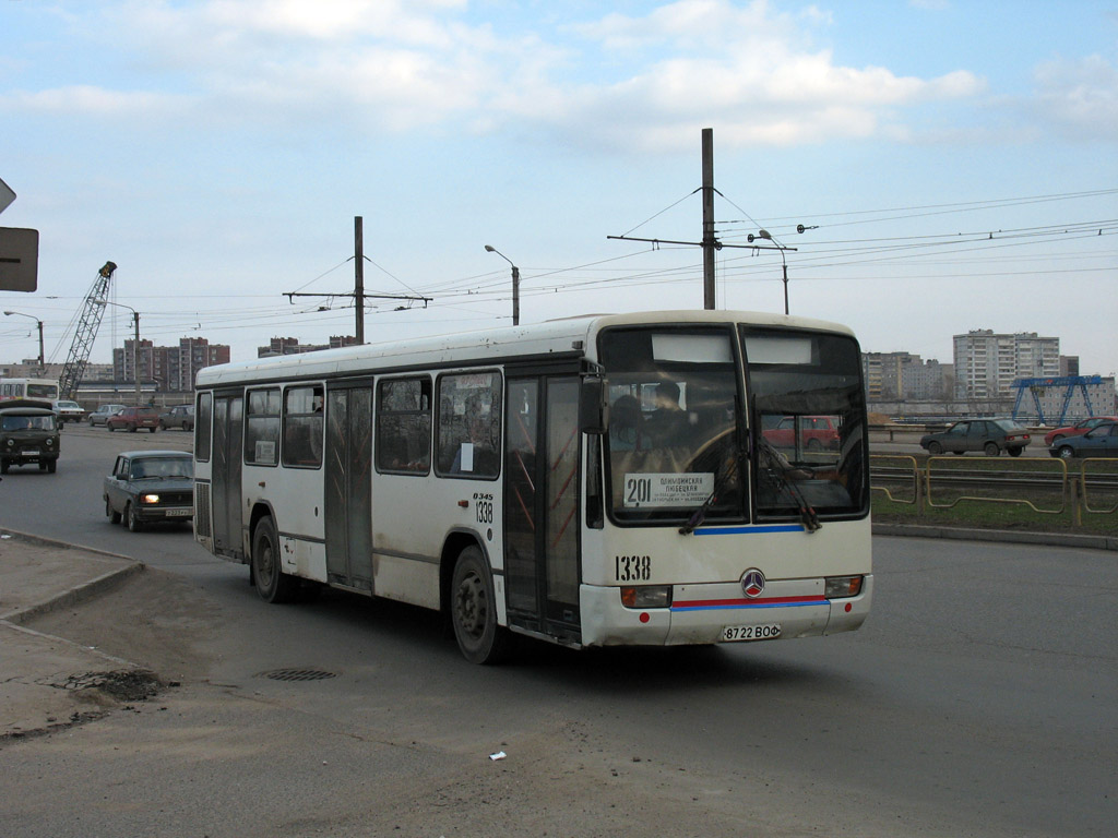 Вологодская область, Mercedes-Benz O345 № 1338