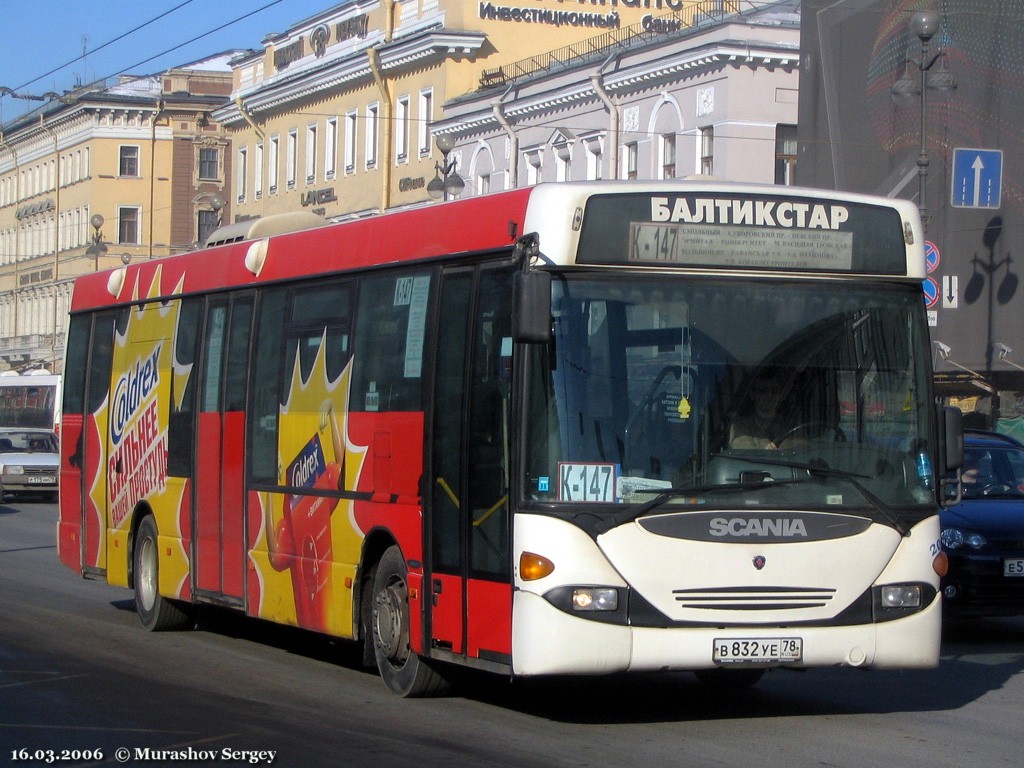 Санкт-Петербург, Scania OmniLink I (Скания-Питер) № 206