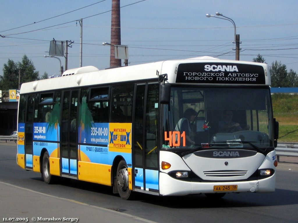 Санкт-Петербург, Scania OmniLink I (Скания-Питер) № 225