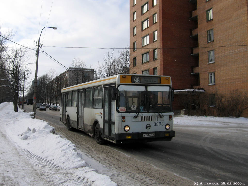 Санкт-Петербург, ЛиАЗ-5256.25 № 0898