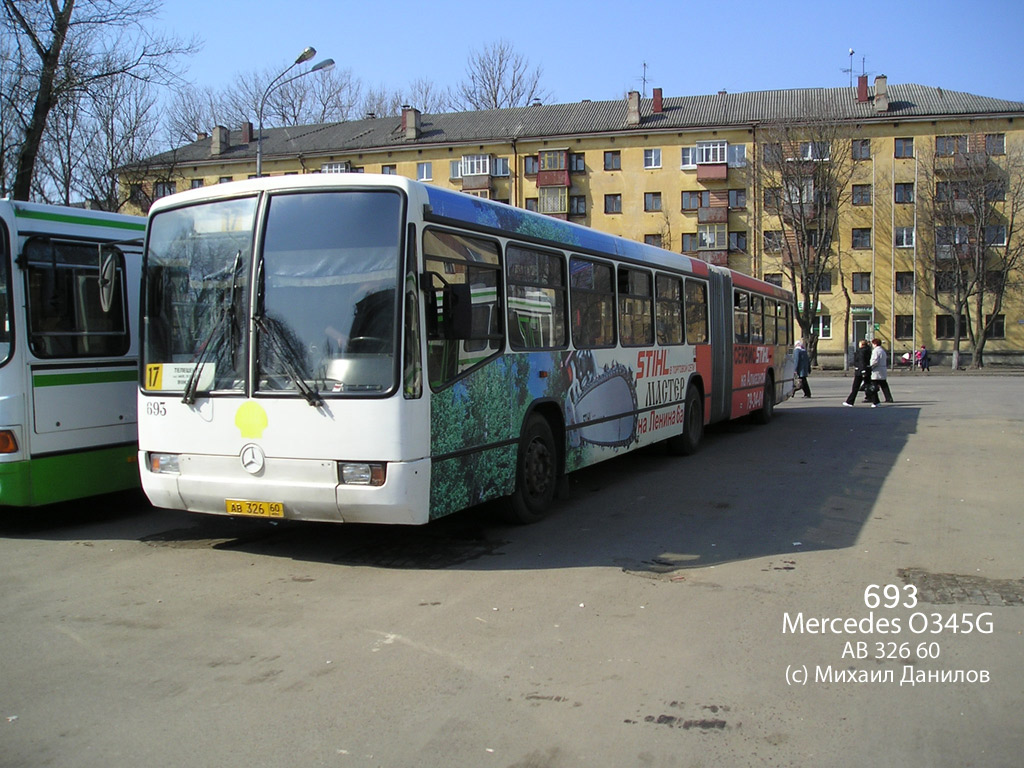 Пскоўская вобласць, Mercedes-Benz O345G № 693