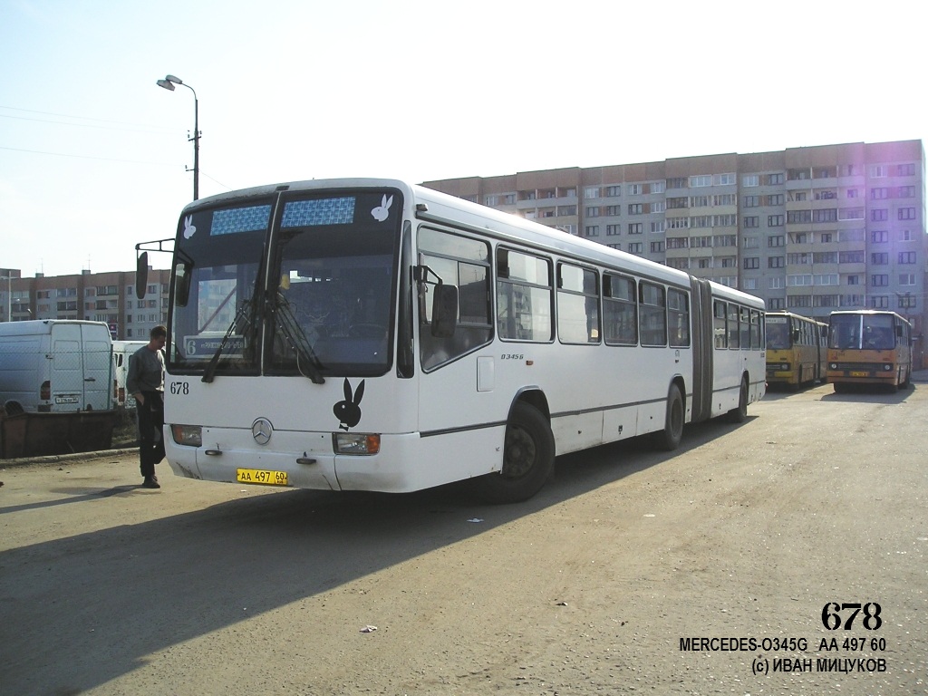 Псковская область, Mercedes-Benz O345G № 678