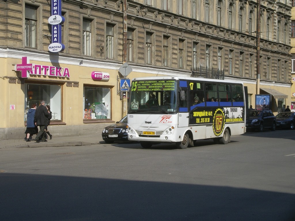 Санкт-Петербург, Otoyol M29 City II № 1723