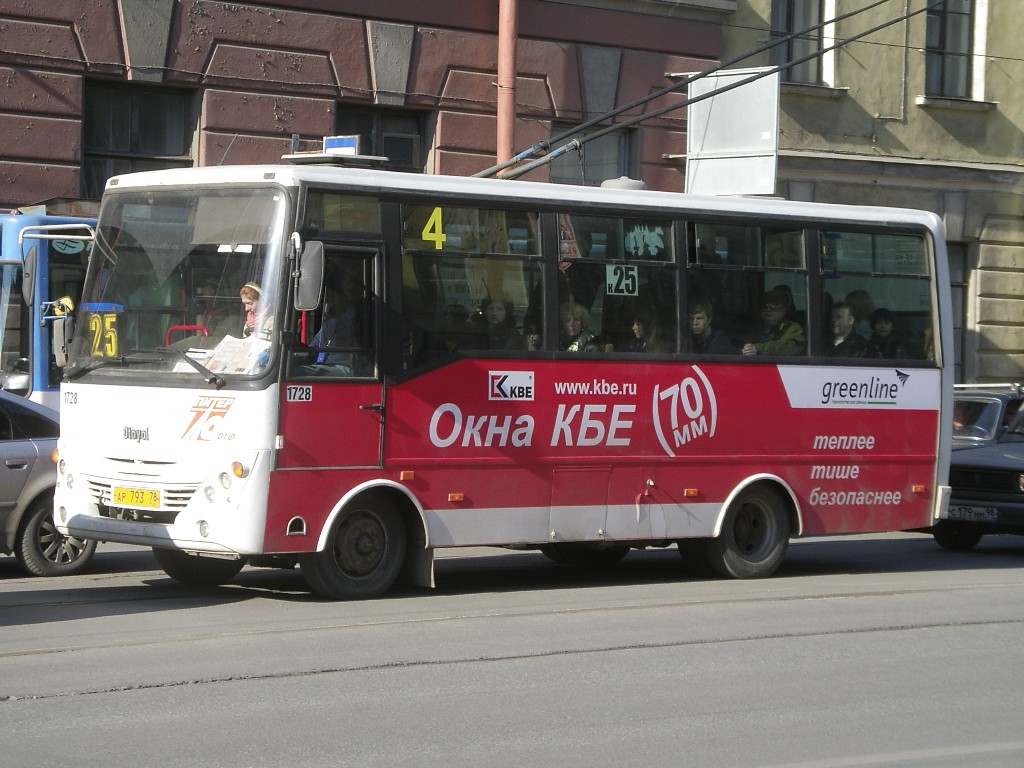 Санкт-Петербург, Otoyol M29 City II № 1728