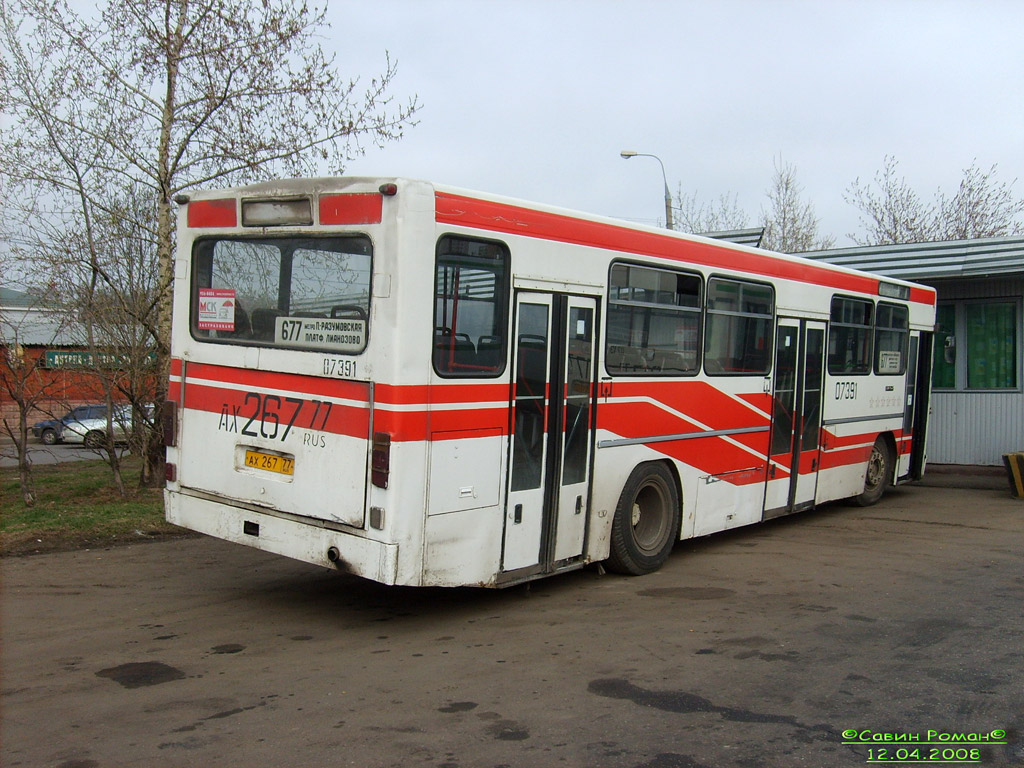 Москва, Mercedes-Benz O325 № 07391