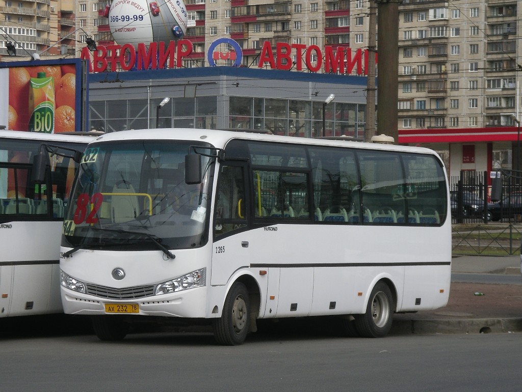 Санкт-Петербург, Yutong ZK6737D № 2265