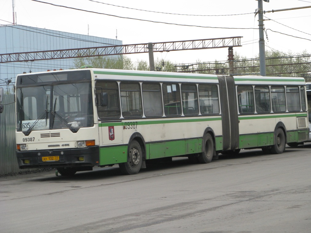 Москва, Ikarus 435.17 № 09387