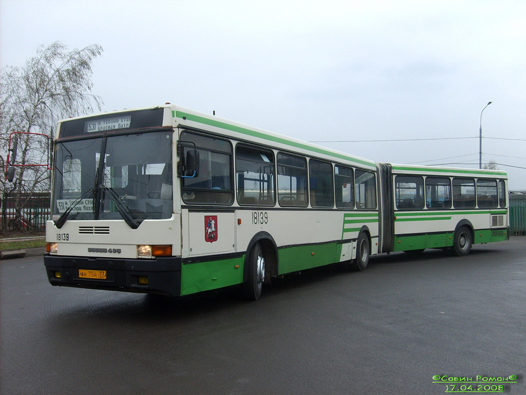 Москва, Ikarus 435.17 № 18139