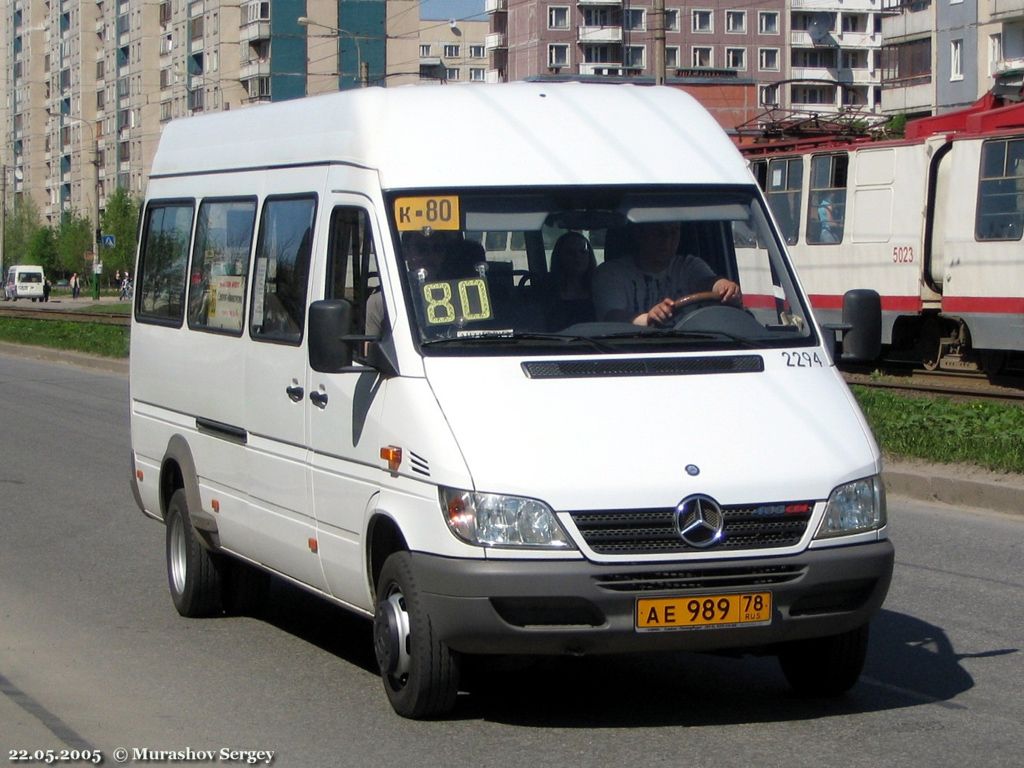 Санкт-Петербург, Mercedes-Benz Sprinter W904 408CDI № 2294