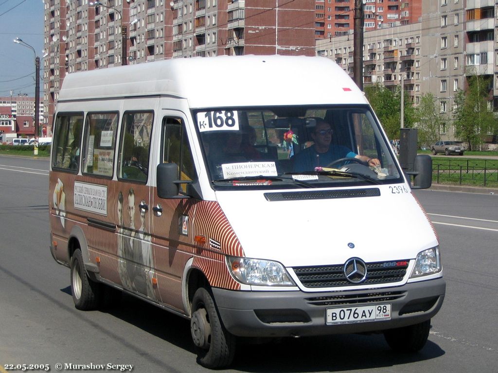 Санкт-Петербург, Mercedes-Benz Sprinter W904 408CDI № 2396