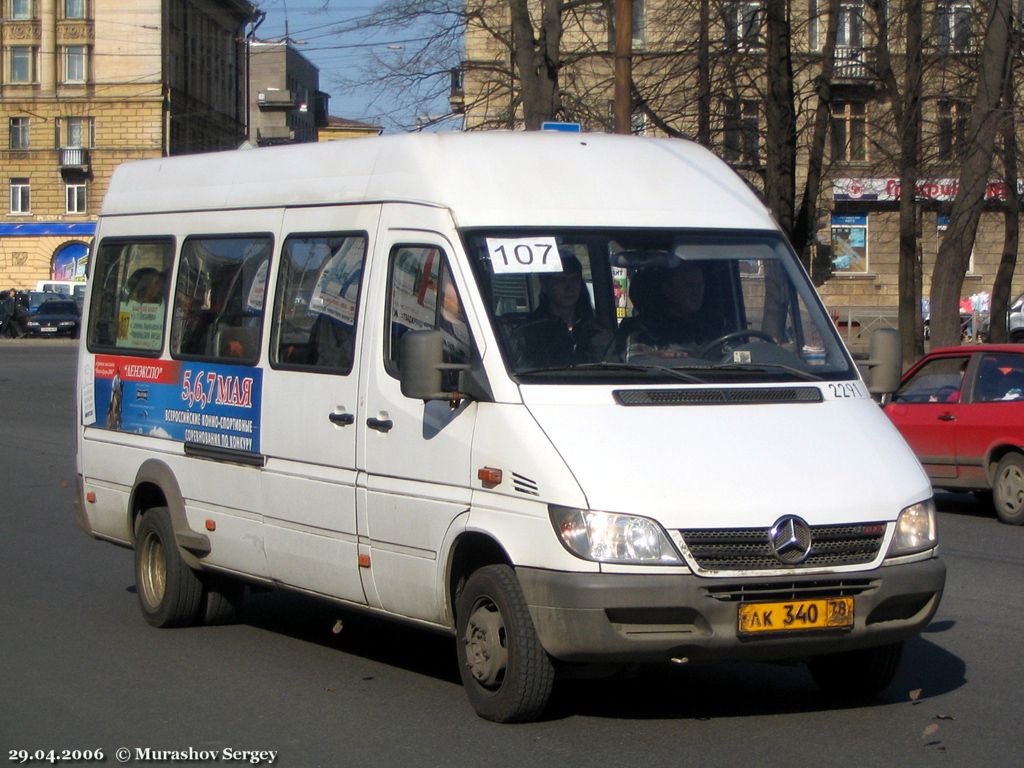 Санкт-Петербург, Mercedes-Benz Sprinter W904 408CDI № 2291