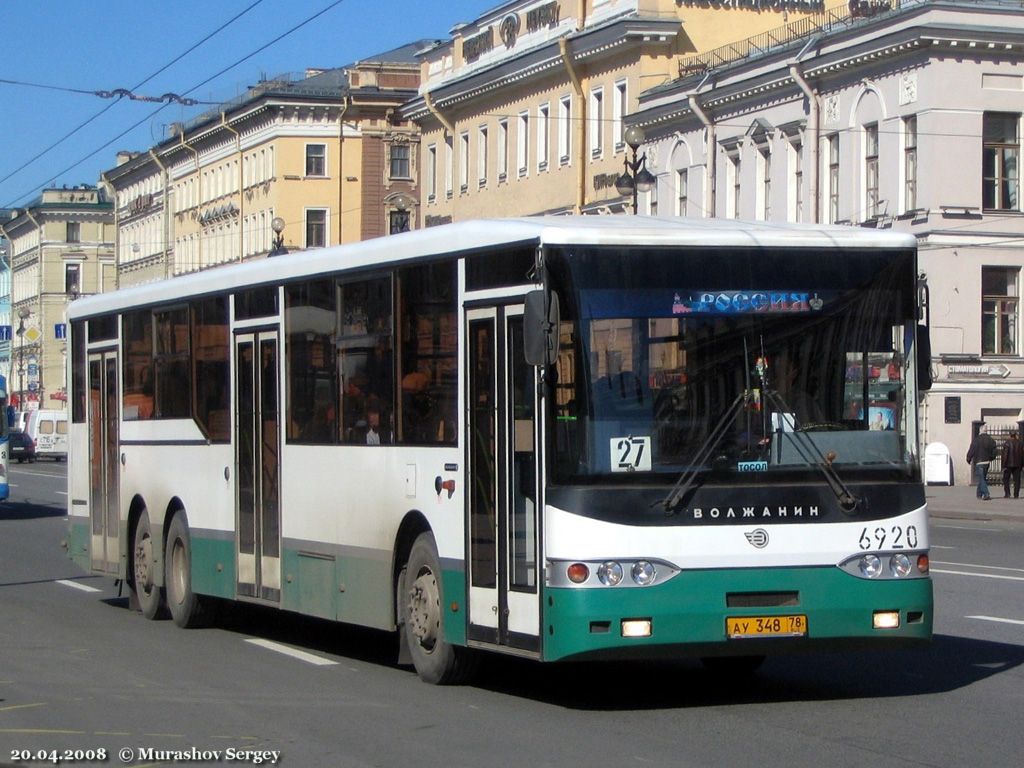 Санкт-Петербург, Волжанин-6270.00 № 6920