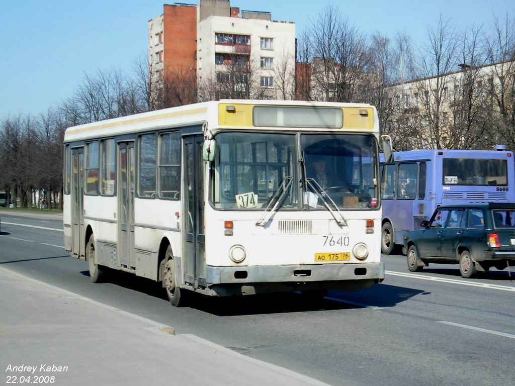 Санкт-Петербург, ЛиАЗ-5256.00 № 7640