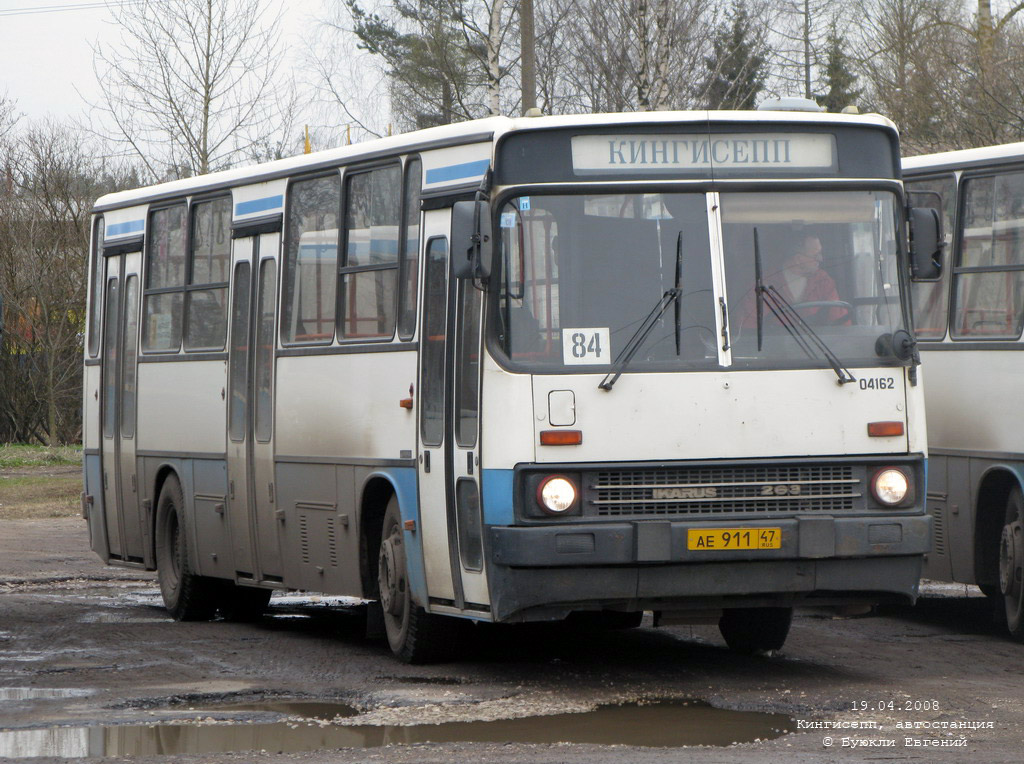 Ленінградская вобласць, Ikarus 263.10 № 04162