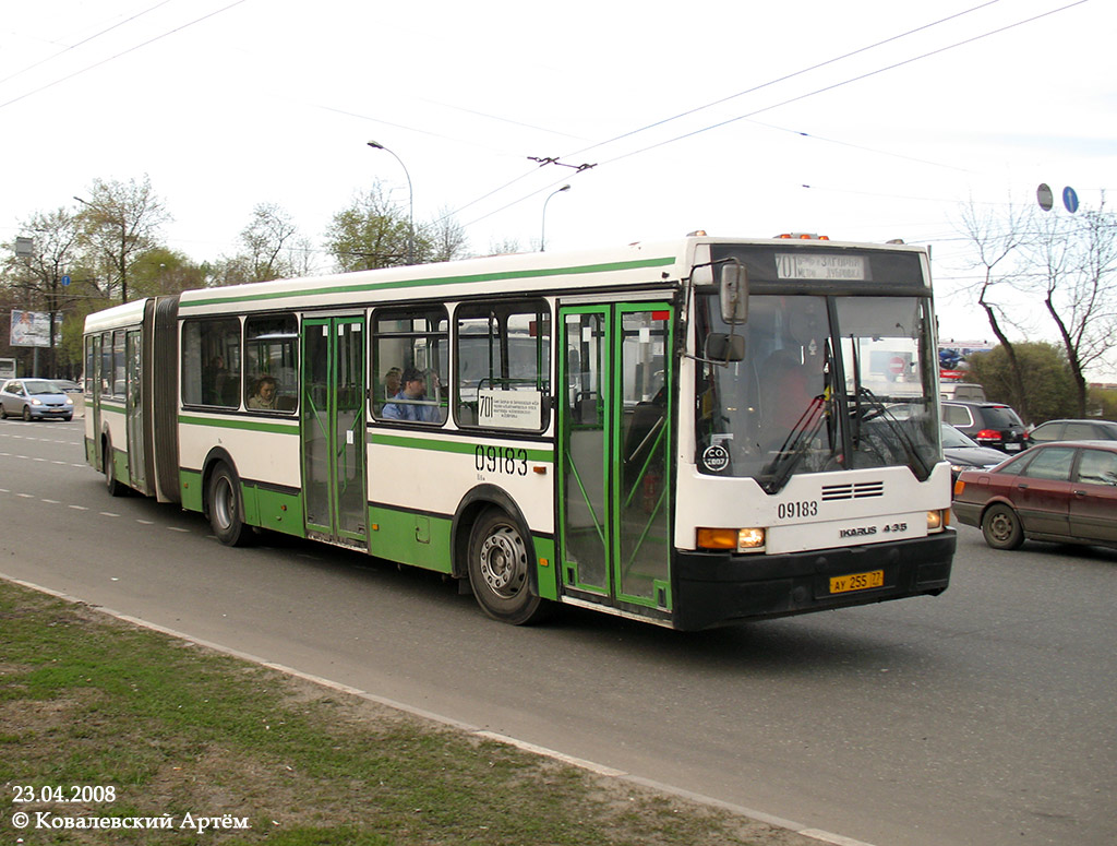 Москва, Ikarus 435.17 № 09183