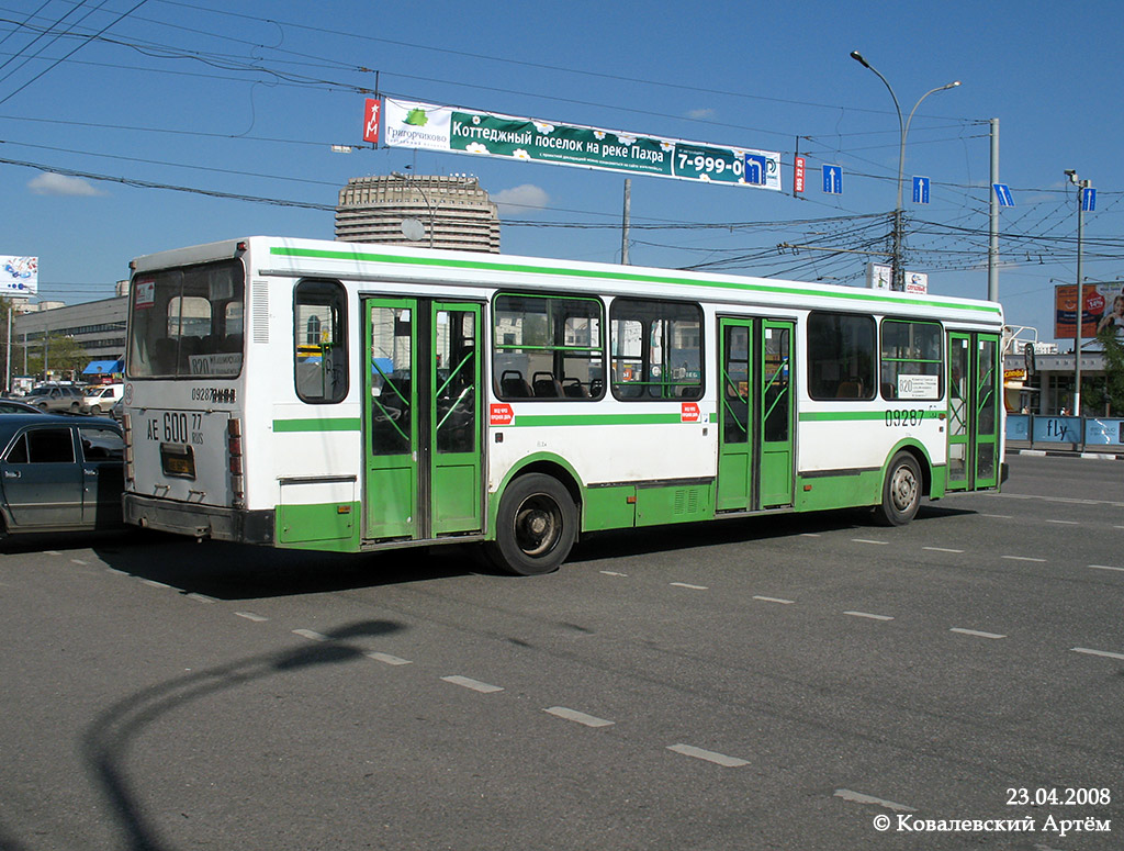 Москва, ЛиАЗ-5256.25 № 09287