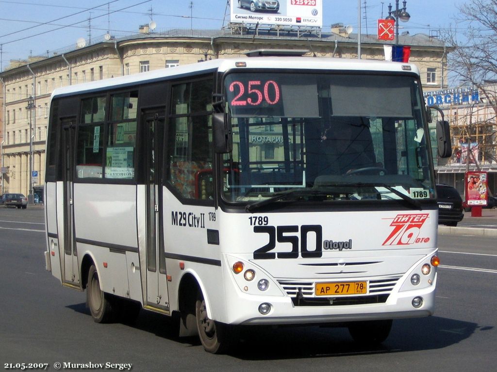 Санкт-Петербург, Otoyol M29 City II № 1789