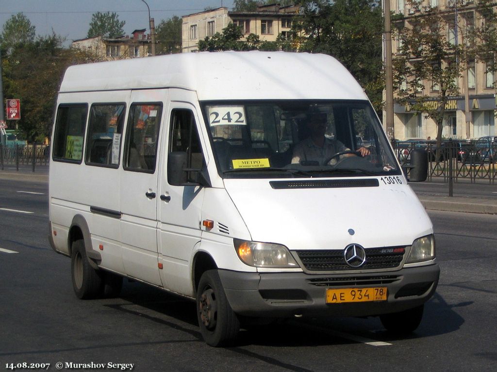 Санкт-Петербург, Mercedes-Benz Sprinter W904 408CDI № 13016