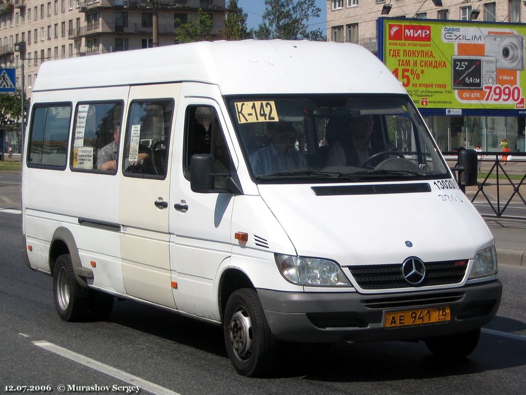 Санкт-Петербург, Mercedes-Benz Sprinter W904 408CDI № 13020