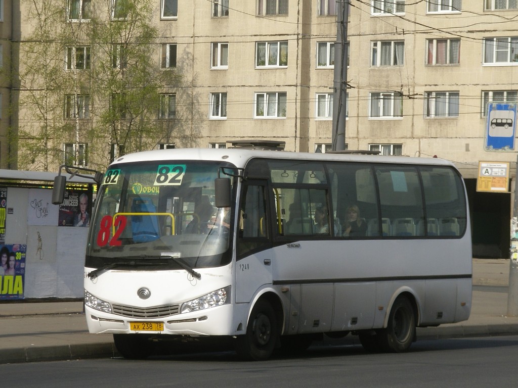 Санкт-Петербург, Yutong ZK6737D № 2249