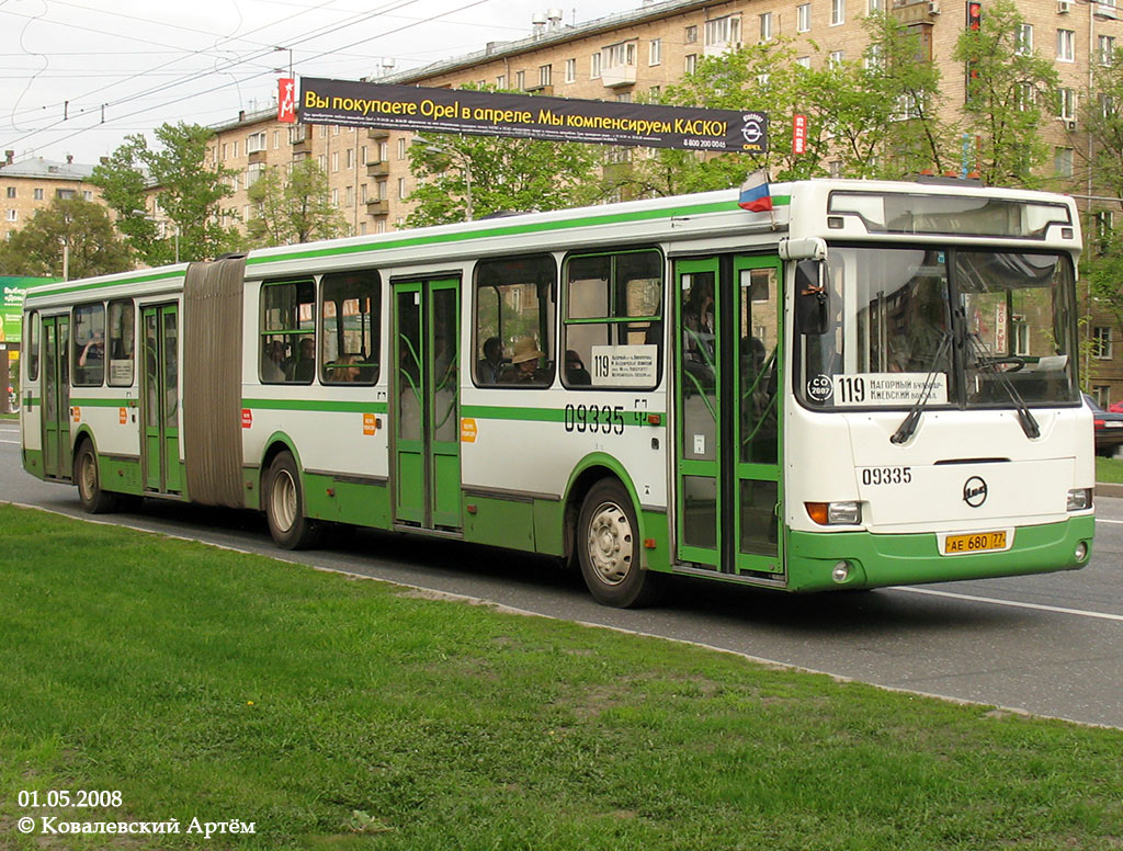 Москва, ЛиАЗ-6212.00 № 09335