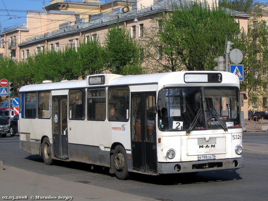 Санкт-Петербург, MAN 192 SL200 № 5326