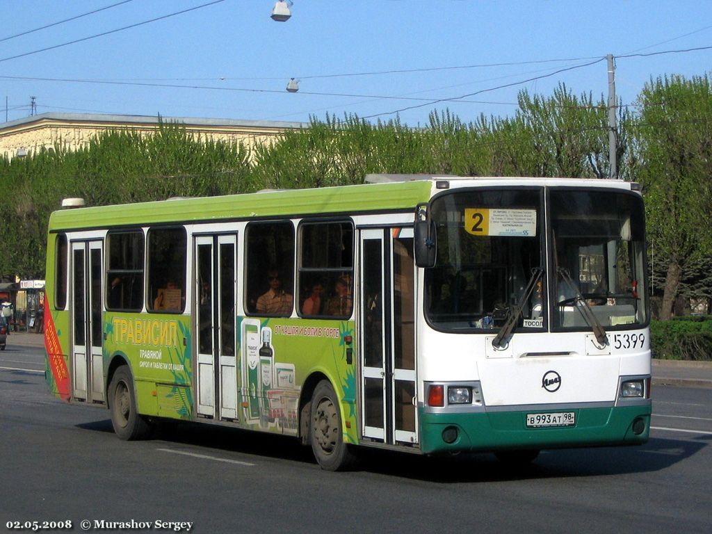 Санкт-Петербург, ЛиАЗ-5256.25 № 5399