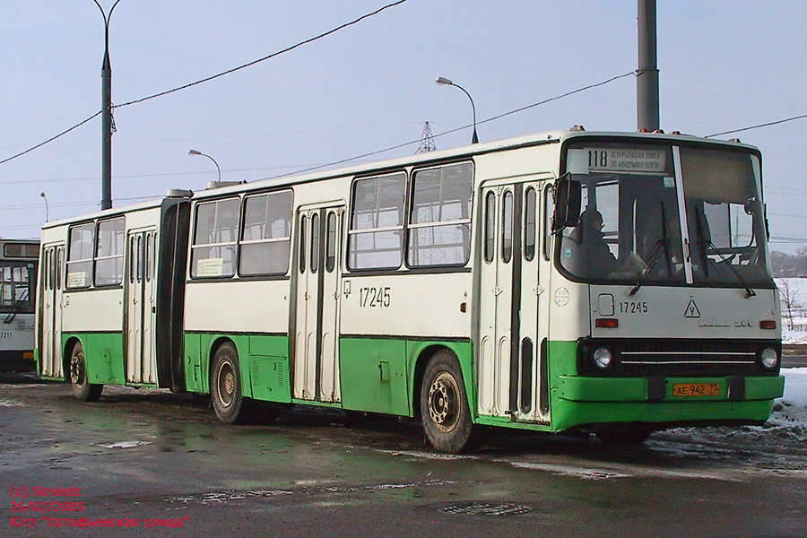 Moskva, Ikarus 280.33M č. 17245