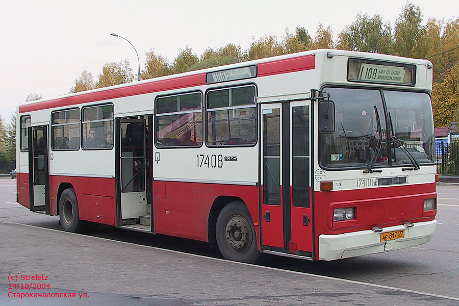 Москва, Mercedes-Benz O325 № 17408