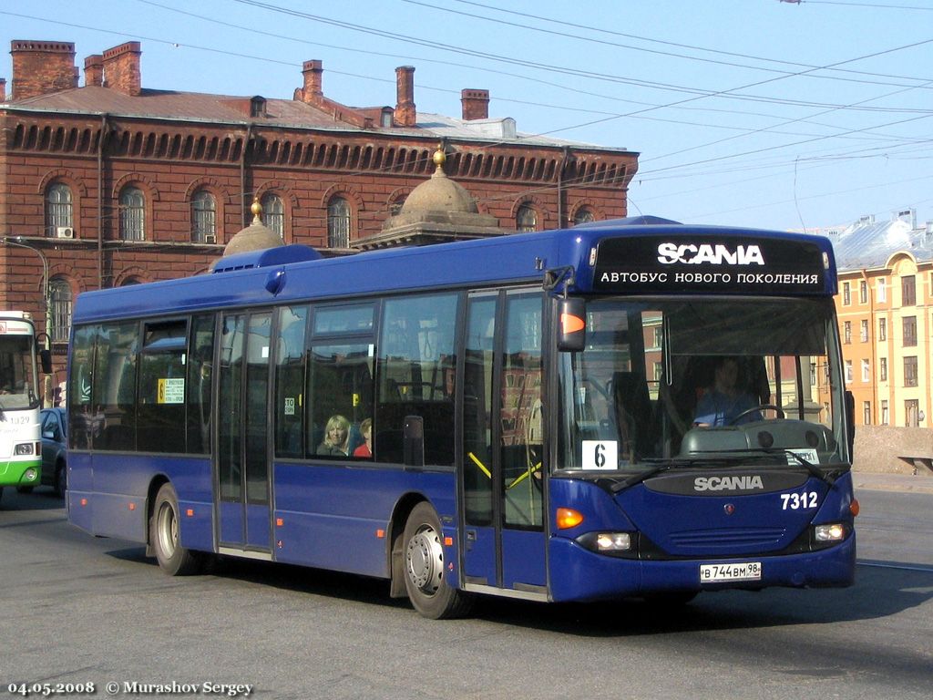 Санкт-Петербург, Scania OmniLink I (Скания-Питер) № 7312