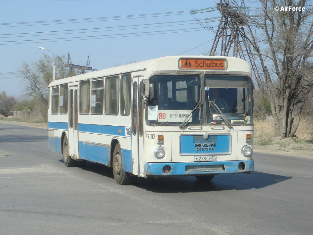 Волгоградская область, MAN 193 SÜ240 № 7335