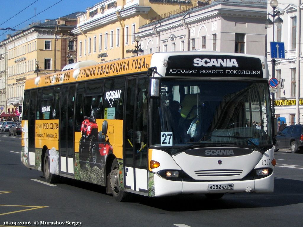 Szentpétervár, Scania OmniLink I (Scania-St.Petersburg) sz.: 6207