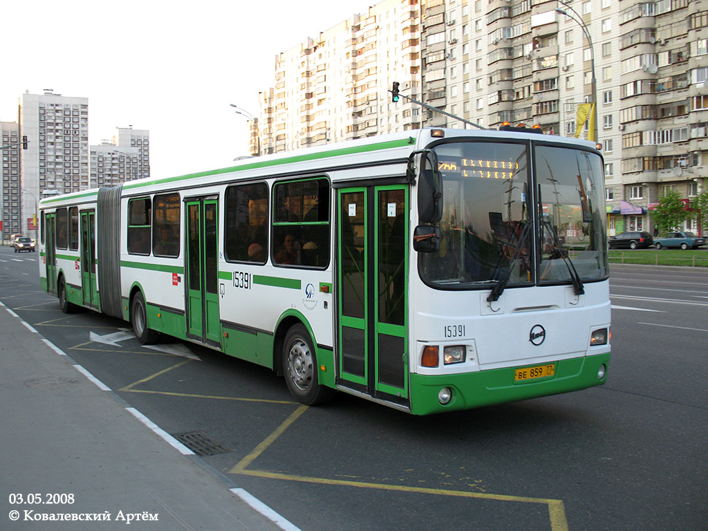 Москва, ЛиАЗ-6212.01 № 15391