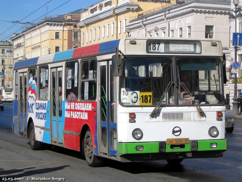 Санкт-Петербург, ЛиАЗ-5256.25 № АК 504 78