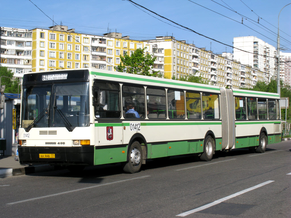 Москва, Ikarus 435.17 № 01412